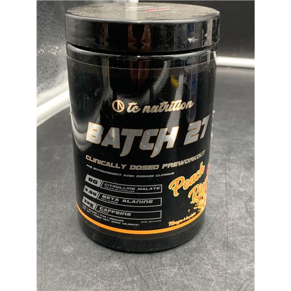 TC Batch 27 Clinically Dosed Preworkout- Peach Rings (350g)