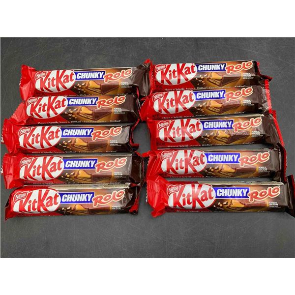 KitKat Chunky Rolo Candy Bars (10 x 42g)