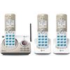 Image 1 : AT&T DL72319 DECT 6.0 3-Handset Cordless Phone for Home with Connect to Cell, Call Blocking, 1.8" Ba