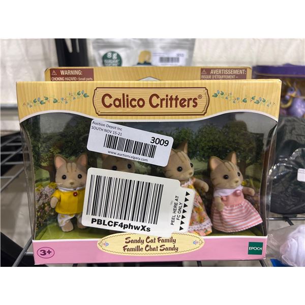 Calico Critters Sandy cat family figurines