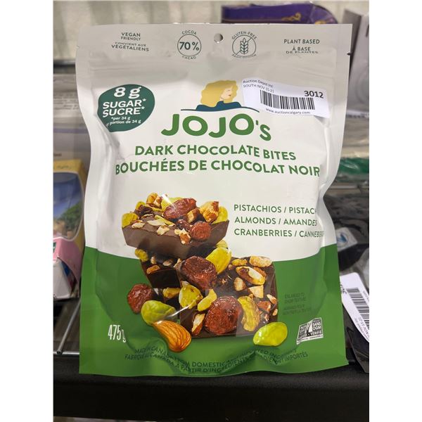 JOJO's dark chocolate snack bites 475g