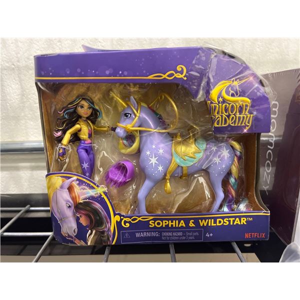 Unicorn academy Sophia and Wildstar childrens toy