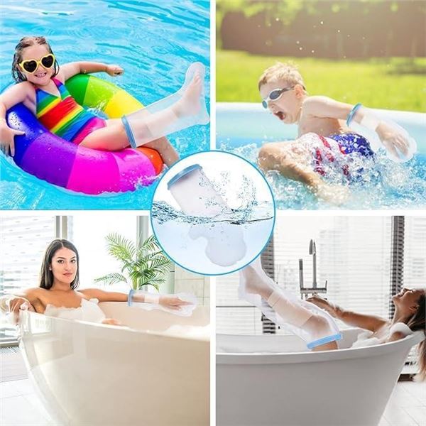 Adult Cast Cover Waterproof Arm for Showering, Reusable Bandage Protector for Shower Bath, Watertigh
