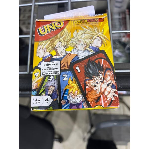 UNO Dragonball Z card game