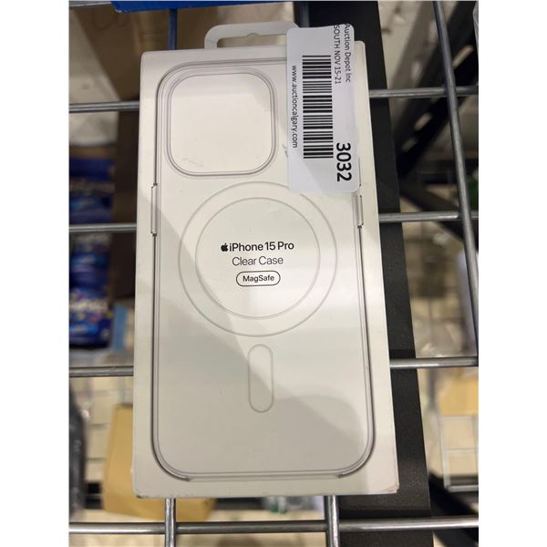 iPhone 15 pro magsafe clear phone case