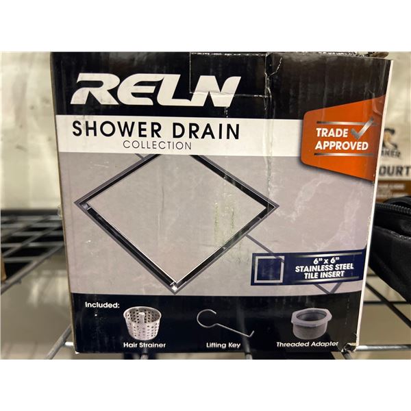 Reln  shower drain kit 6"x6"