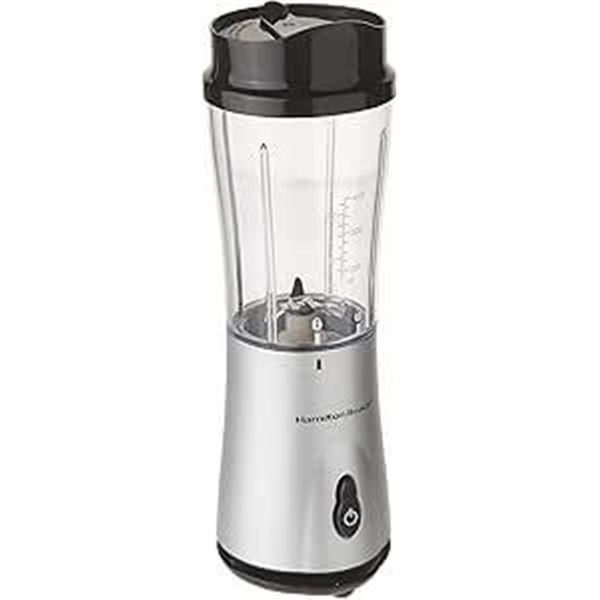 Hamilton Beach® Single-Serve Blender with Travel Lid 14 oz.,Silver, 51107C