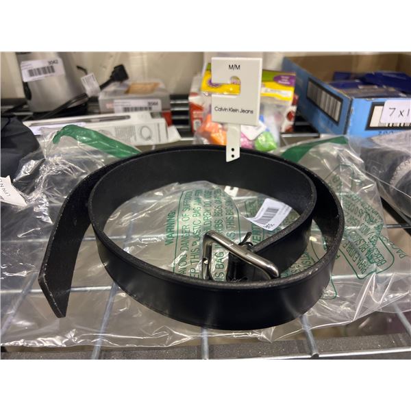 Calvin Klein leather belt size medium
