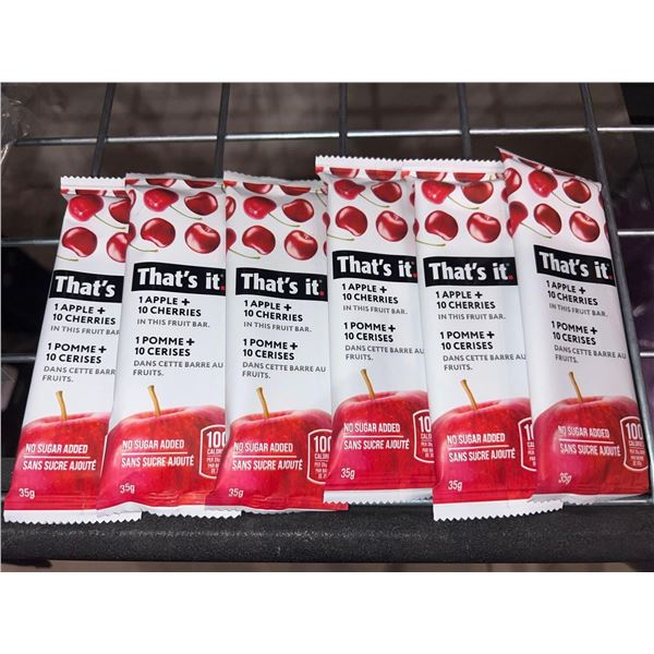 That's it. apple and cherry favoured fruit bar 6x35g