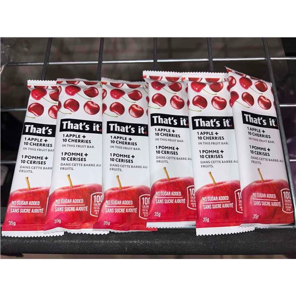 That's it. apple and cherry favoured fruit bar 6x35g