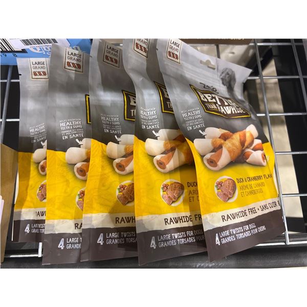 Zoe better than rawhide duck and cranberry dog treats 5x152g
