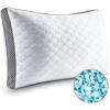 Image 1 : Luxury shredded memory foam pillow twin size