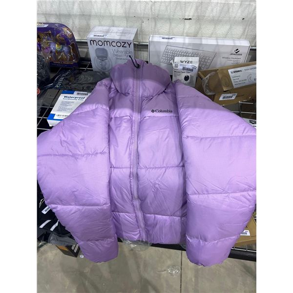 Columbia sportswear womens purple winter jacket, size large