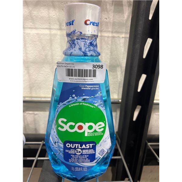 Scope outlast mouthwash 1 Litre