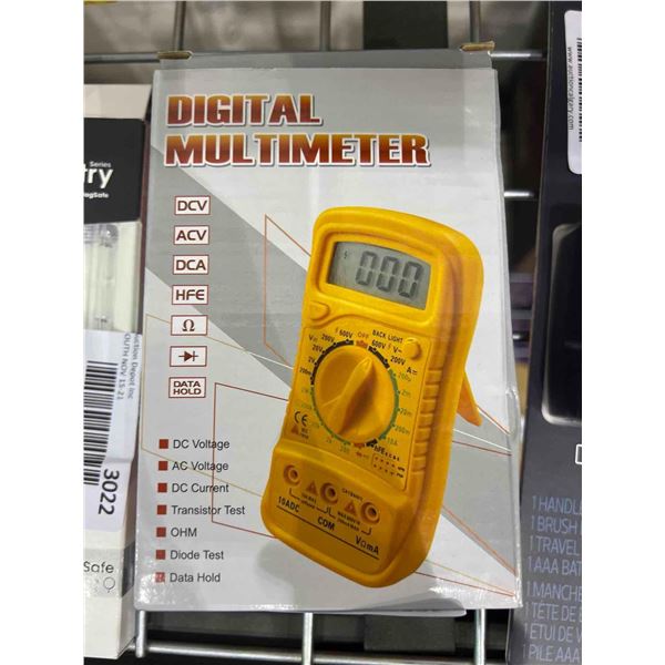 Digital handheld multimeter