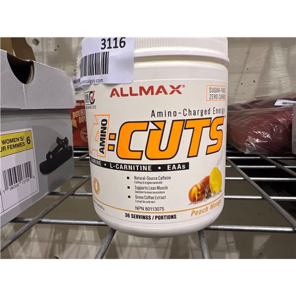 AllMax amino charged energy supplement 252g