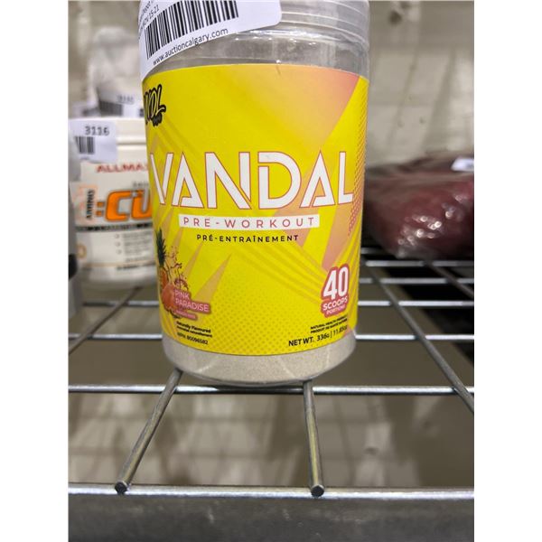 Vandal pink paradise pre-workout 336g