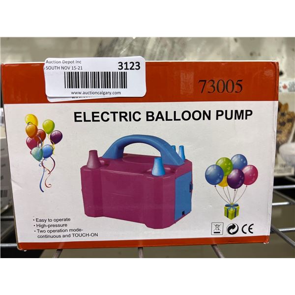 Electric balloon pump