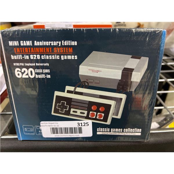 Mini game anniversary edition classic video game collection, new in box