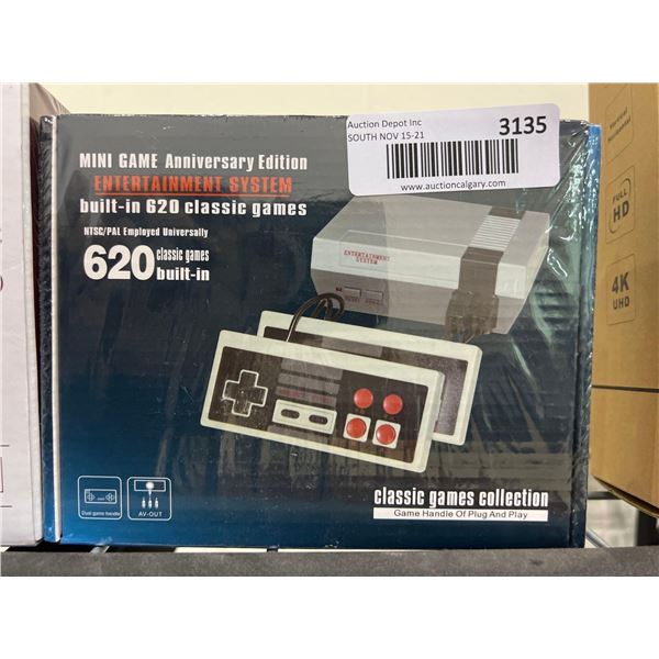 Mini game anniversary edition classic video game collection, new in box