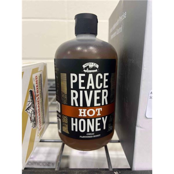 Peace River hot honey, chilli flavoured honey 750g