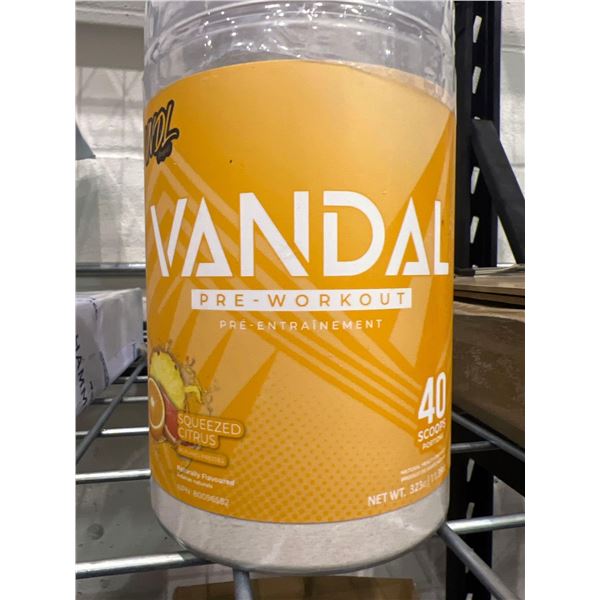 Vandal Pre-workout squeezed citrus flavour 323g