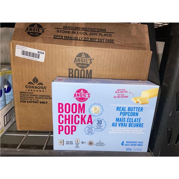 Angies Boom Chicka Pop Real Butter Popcorn 6 x 372g