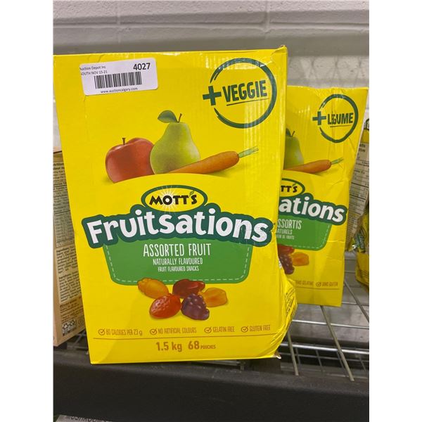 Fruitsations Assorted Fruit Snacks 2 x 1.5kg