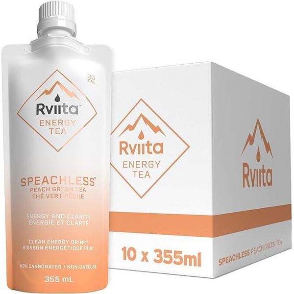 Rviita Clean Energy Tea Speachless Peach 10 x 355ml
