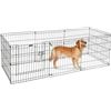 Image 1 : Puppy Playpen - Foldable Metal Exercise Enclosure with Eight 24-Inch Panels - Indoor/Outdoor Fence f