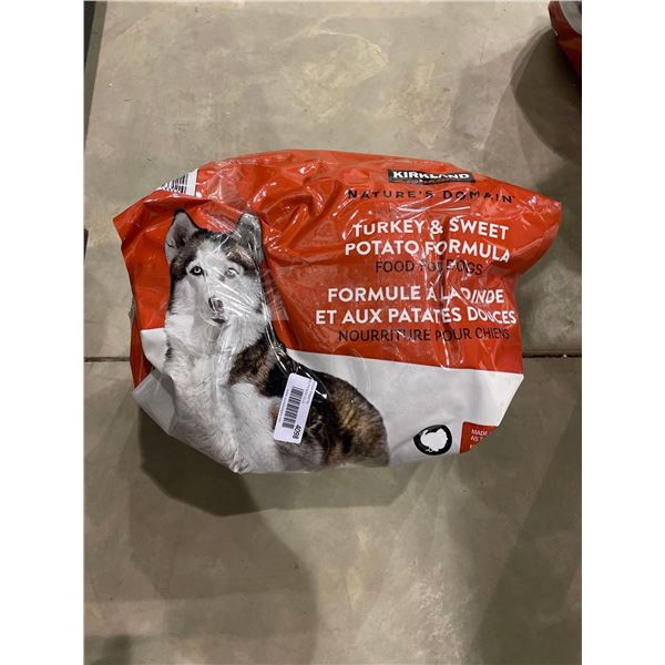 Kirkland Turkey & Sweet Potato Formula APPROX 1/2 a bag