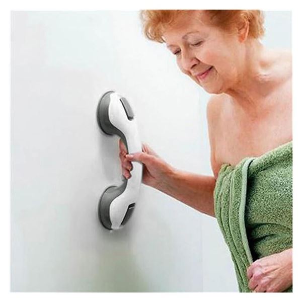 Bathroom Safety Helping Handle Anti Slip Support Toilet Safe Grab Bar Handle Vacuum Sucker Suction C