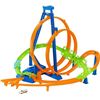Image 1 : Hot Wheels Toy Car Track Set Action Epic Crash Dash with 1:64 Scale Car & 5 Crash Zones, Powered by 