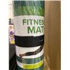 Image 3 : Gaiam Essentials Thick Yoga Mat Fitness & Exercise Mat with Easy-Cinch Yoga Mat Carrier Strap, 72"L 