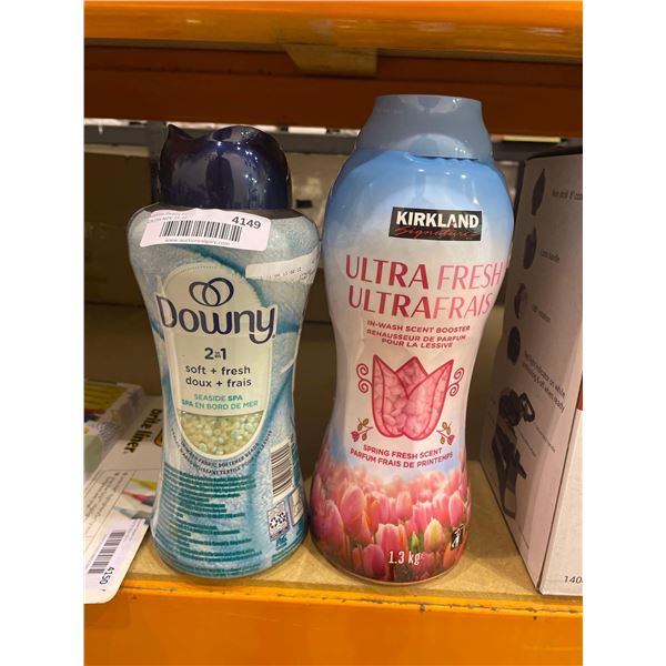 Downy 2 in 1 and Kirkland Ultra Fresh In-Wash Scent Booster Lot of 2