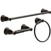 Image 1 : FRANKLIN BRASS Kinley 3-Piece Bathroom Hardware Oil Rubbed Bronze Kit