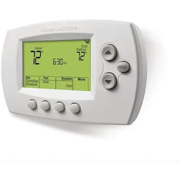 Honeywell Home Wi-Fi 7-Day Programmable Thermostat (RTH6580WF), Requires C Wire, Works with Alexa,Wh