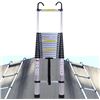 Image 1 : Telescoping Ladder Aluminum Extension Ladder EN131 with 2 Detachable Hooks, 330lb Max Load Heavy Dut