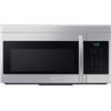 Image 1 : Samsung ME16A4021AS 1.6 Cu. Ft. Stainless Over-the-Range Microwave