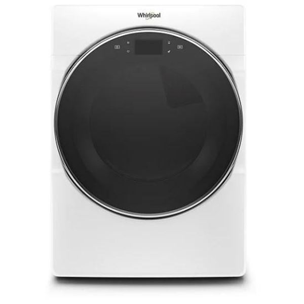 Whirlpool YWED9620HW Electric Dryer, 27 inch Width, 7.4 cu. ft. Capacity, Steam Clean, 5 Temperature