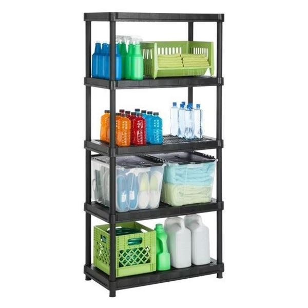 5-Level Plastic Shelving System, 5-Level resin Shelving