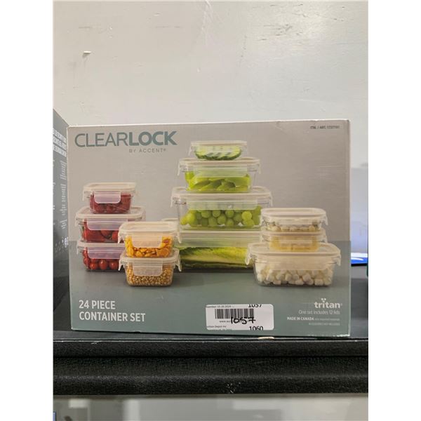 ClearLock by Accent 24pc Container Set