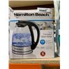 Image 1 : Hamilton Beach Compact Glass Kettle 1L, 1500w, Boil-Dry Protection,