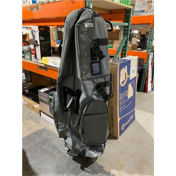 Gold Bag Over Sized Travel Bag  with wheels