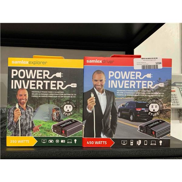 Samlex Explorer Power Inverters (250w & 450w)Household battery from a 12v battery