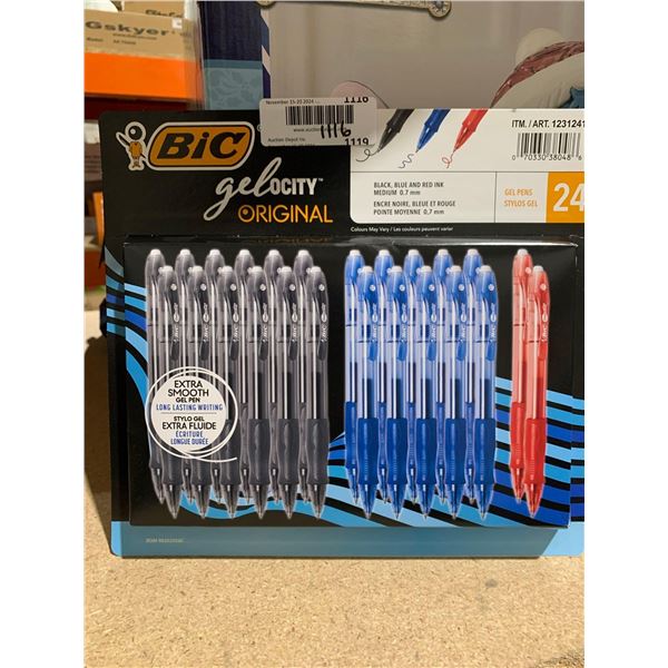 BiC Gelocity Original Pens (24ct)