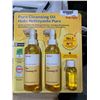 Image 1 : Pure Cleansing Oil, Makeup Remover and Bonus Travel size (2 x 200ml, 56ml)