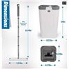 Image 1 : X3 Mop, Separates Dirty & Clean Water, 3-Chamber Design, Hands Free Home Floor Cleaning, 3 Reusable 
