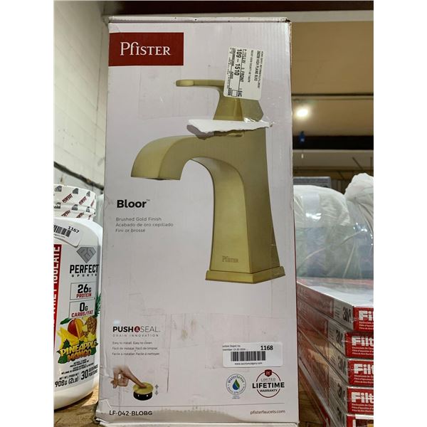 Pfister Bloor Brushed Gold Finish Faucet