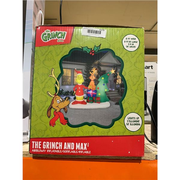 The Grinch and Max Inflatable (8ft wide)